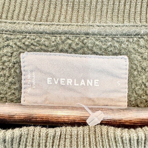 Everlane Cozy Sherpa Fleece Sweatshirt Gorpcore Minimalist Lounge Womens S - Picture 3 of 9